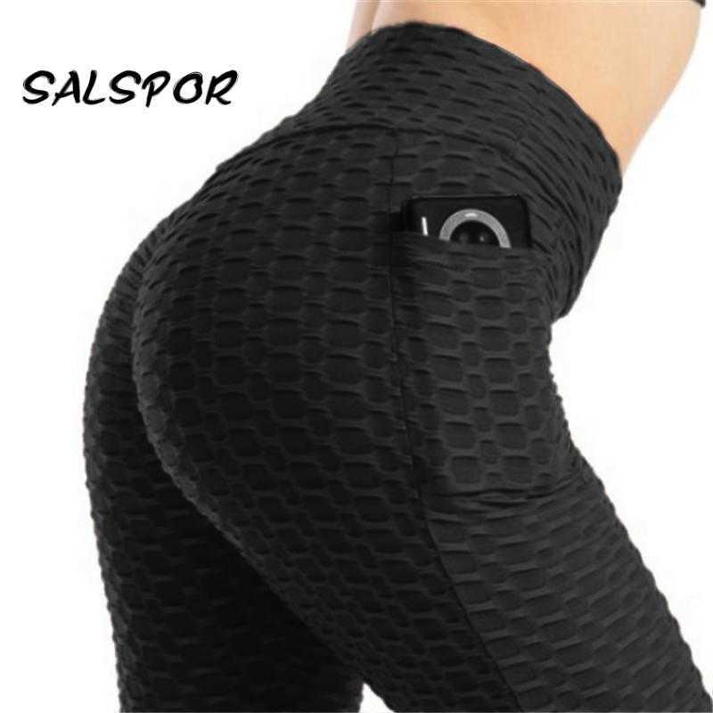 SALSPOR Push Up Women Leggings with Pockets Workout Sexy Femme Fitness Leggins Mujer High Waist Anti Cellulite Activewear 210820