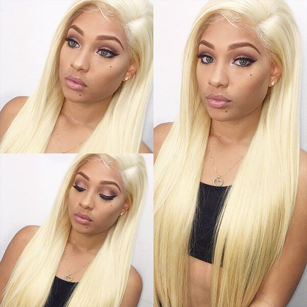 #613 Straight Hair 13x4 Lace Front Virgin Human Hair Wigs Brazilian Blonde Wig Bleached Knots Pre-Plucked With Baby Hair 150% Density For Women
#613 Straight Hair 13x4 Lace Front Virgin Human Hair Wigs Brazilian Blonde Wig Bleached Knots Pre-Plucked With Baby Hair 150% Density For Women