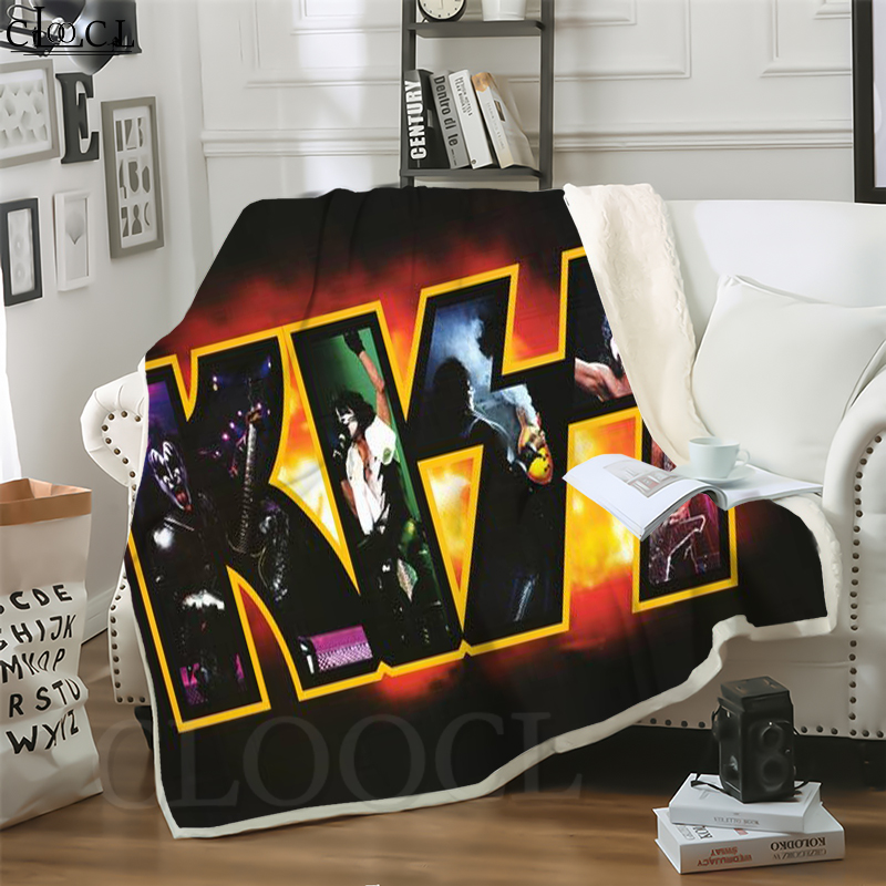 CLOOCL Hot Hair Metal Kiss Band 3D Print Street Style Conditioning Blanket Sofa Teens Bedding Throw Blankets Plush Quilt
CLOOCL Hot Hair Metal Kiss Band 3D Print Street Style Conditioning Blanket Sofa Teens Bedding Throw Blankets Plush Quilt
