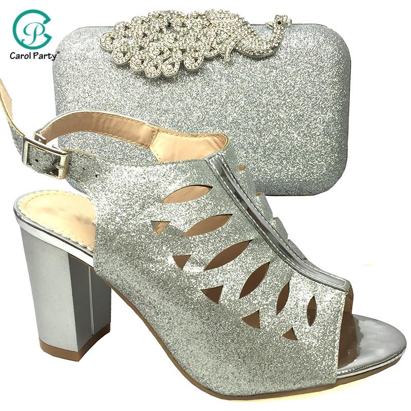 Dress Shoes 2021 Arrival Elegant Women And Bag To Match In Silver Color Italian Design Lady For Wedding, Black
Dress Shoes 2021 Arrival Elegant Women And Bag To Match In Silver Color Italian Design Lady For Wedding, Black