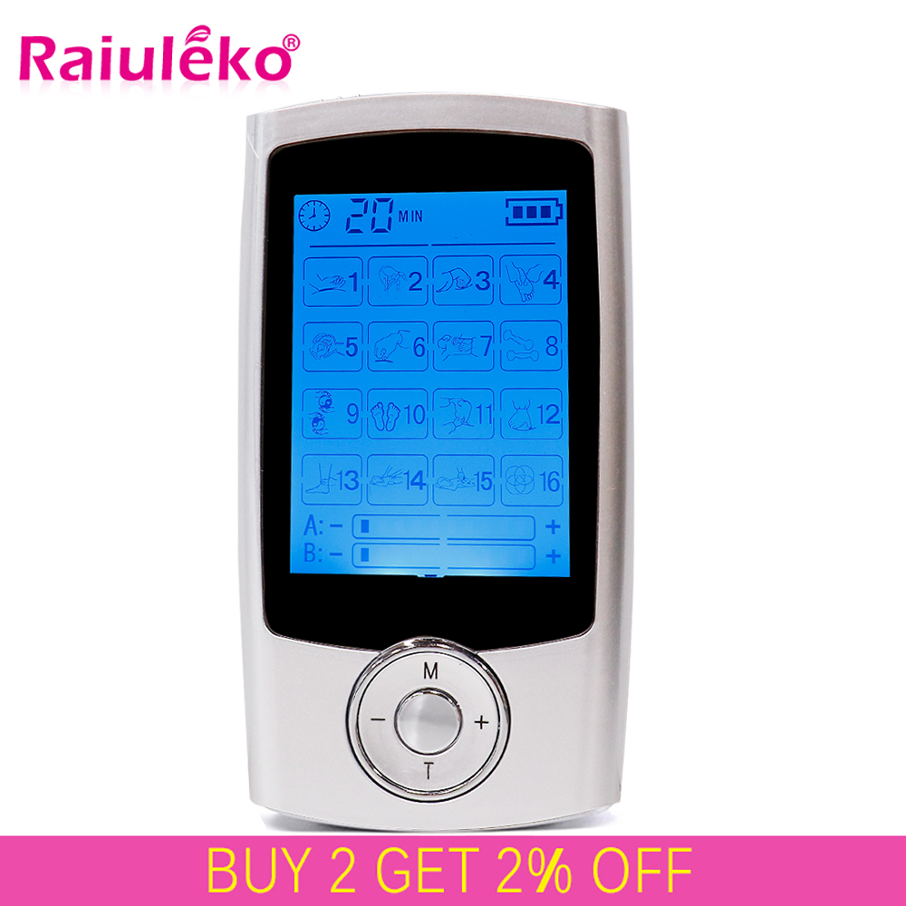 16 Modes Dual Output Health Care Body Massage Electric EMS Muscle Stimulator TENS Unit Electronic Pulse Physiotherapy Massager
16 Modes Dual Output Health Care Body Massage Electric EMS Muscle Stimulator TENS Unit Electronic Pulse Physiotherapy Massager