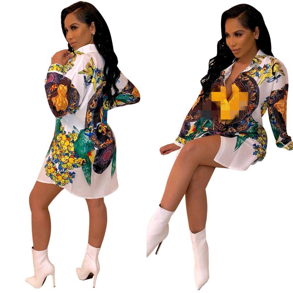 Blusas Mujer De Moda Long Sleeve Polo Neck Blouse Women Sring and Summer Fashion Print Kimono Casual Home Bouse Shirt Top 210225