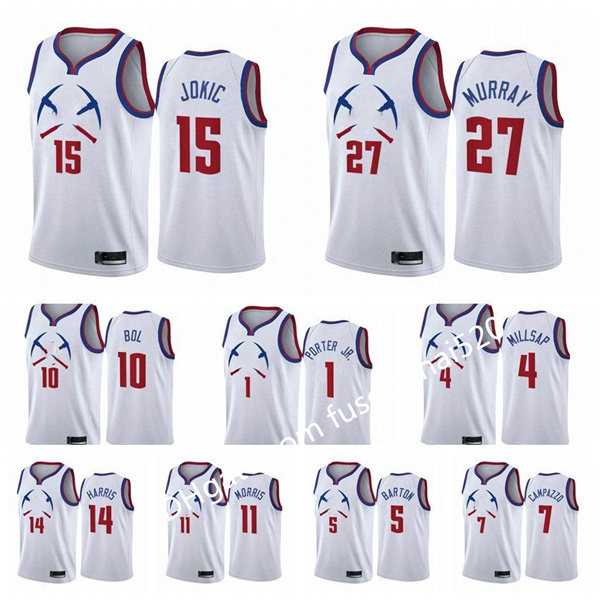 2021 2020 21 Denver Nuggets Men Nikola Michael Porter Jr. Bol Bol Jokic Jamal Murray Earned Edition White #15 Custom print Mens Wome, Black;red
2021 2020 21 Denver Nuggets Men Nikola Michael Porter Jr. Bol Bol Jokic Jamal Murray Earned Edition White #15 Custom print Mens Wome, Black;red