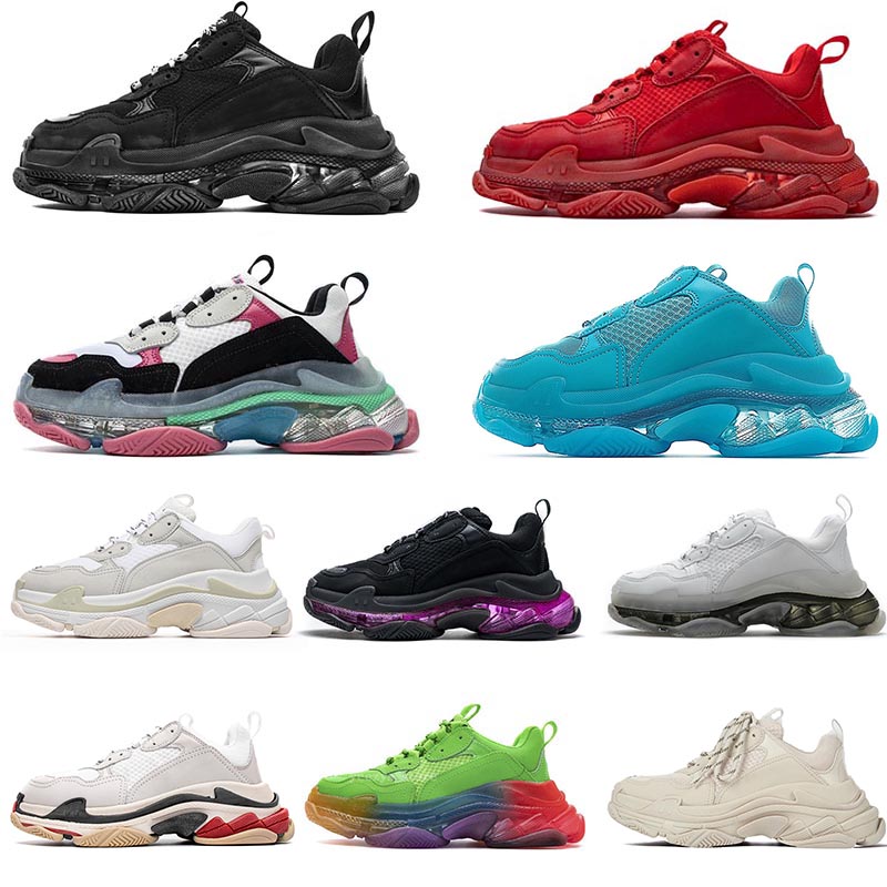 fashion Triple S Scarpe Crystal Bottoms Mens Womens Casual Shoes Luxury Designer Paris 17FW Sneakers Vintage Dad Platform Women 2021 Flats Trainers, Item.19 36-40
fashion Triple S Scarpe Crystal Bottoms Mens Womens Casual Shoes Luxury Designer Paris 17FW Sneakers Vintage Dad Platform Women 2021 Flats Trainers, Item.19 36-40