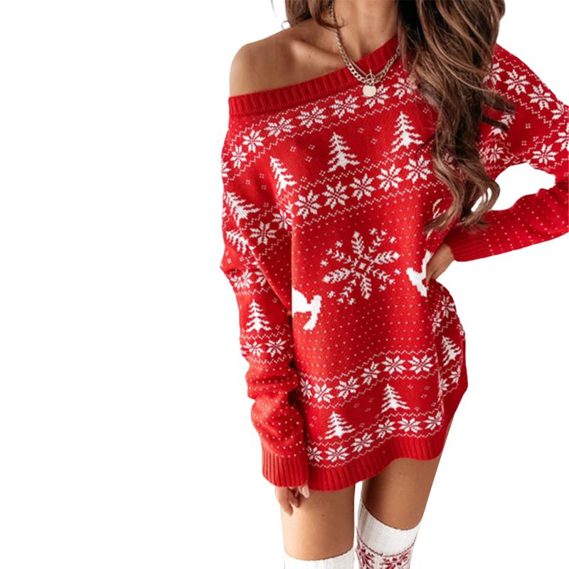 Casual Dresses Christmas Dress For Women Winter Autumn Clothing Long Sleeve Pullover Loose Mini Party Years Suit, Red
Casual Dresses Christmas Dress For Women Winter Autumn Clothing Long Sleeve Pullover Loose Mini Party Years Suit, Red