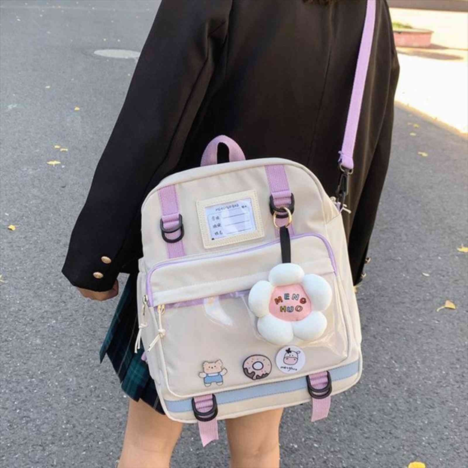 fashion women backpack nylon design girls black school bag for teenager kawaii waterproof travel mochila rucksack
fashion women backpack nylon design girls black school bag for teenager kawaii waterproof travel mochila rucksack