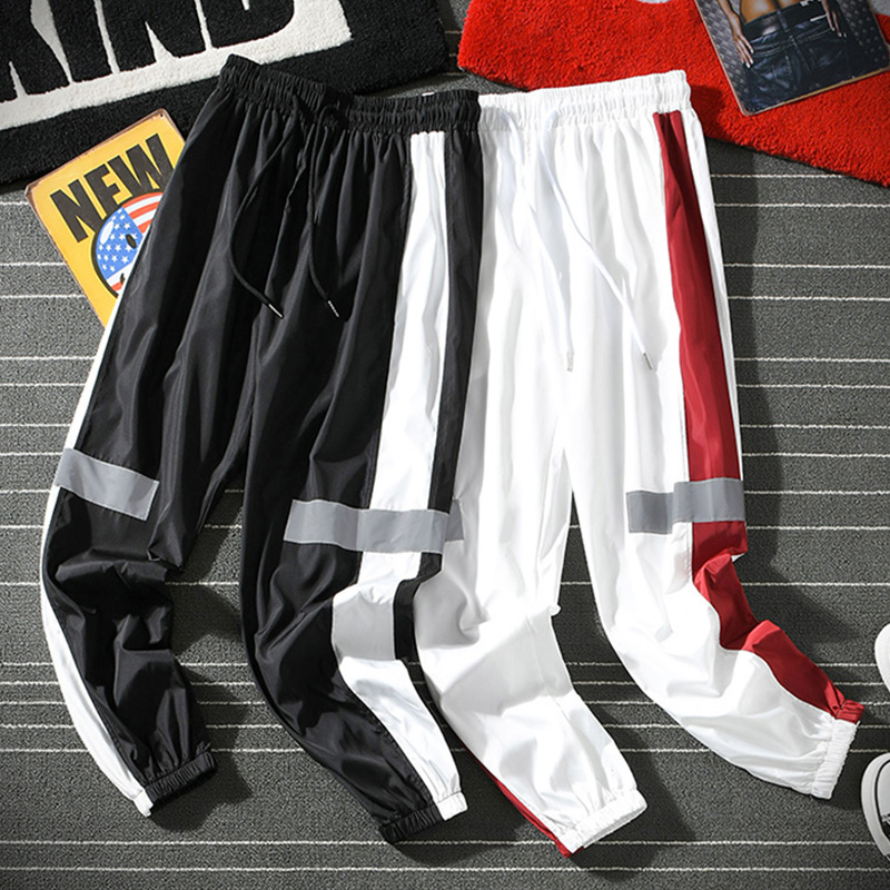 Mens Sets Hip Hop Autumn Patchwork Track Suit Male Stand Collar Jacket Sweatsuit Tracksuit Men Clothes Casual Sportswear Black 201210