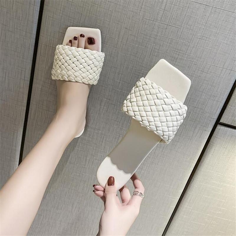 Slippers 2021 Fashion Women Summer Ladies Square Toe Sandal Slipper Casual Flip Flops Beach Weave Flat Shoes 35-42
Slippers 2021 Fashion Women Summer Ladies Square Toe Sandal Slipper Casual Flip Flops Beach Weave Flat Shoes 35-42