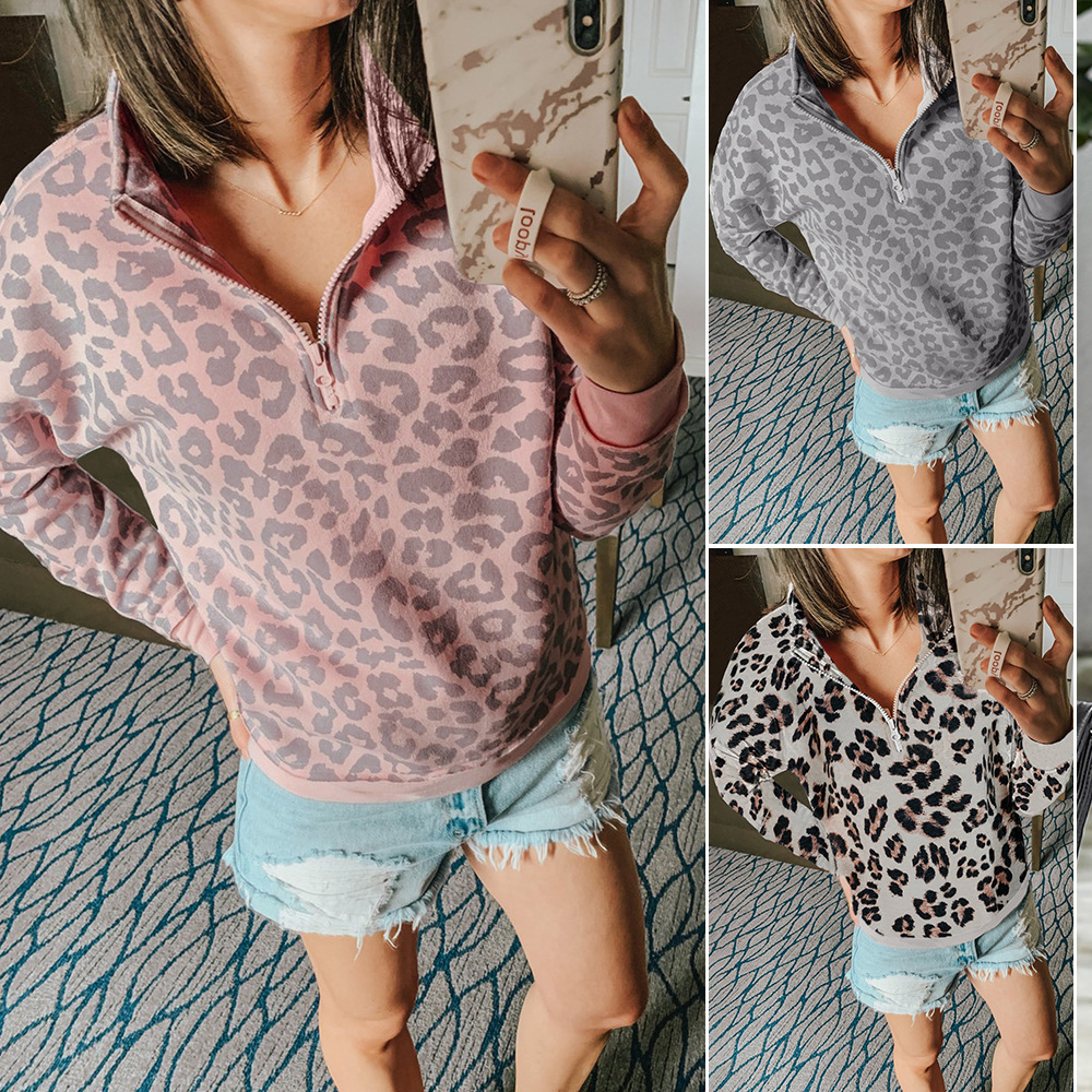 Women's autumn new European and American sweaters, round neck, long sleeves, loose all-match blouse 252310 201028