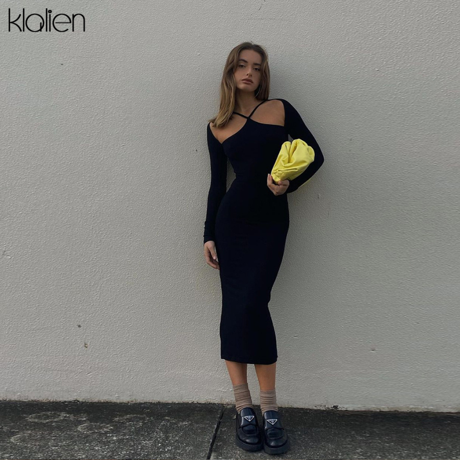 fashion casual solid slim stretch skinny rib knit long dress for women autumn new simple office lady long sleeve dresses, Black;gray
fashion casual solid slim stretch skinny rib knit long dress for women autumn new simple office lady long sleeve dresses, Black;gray