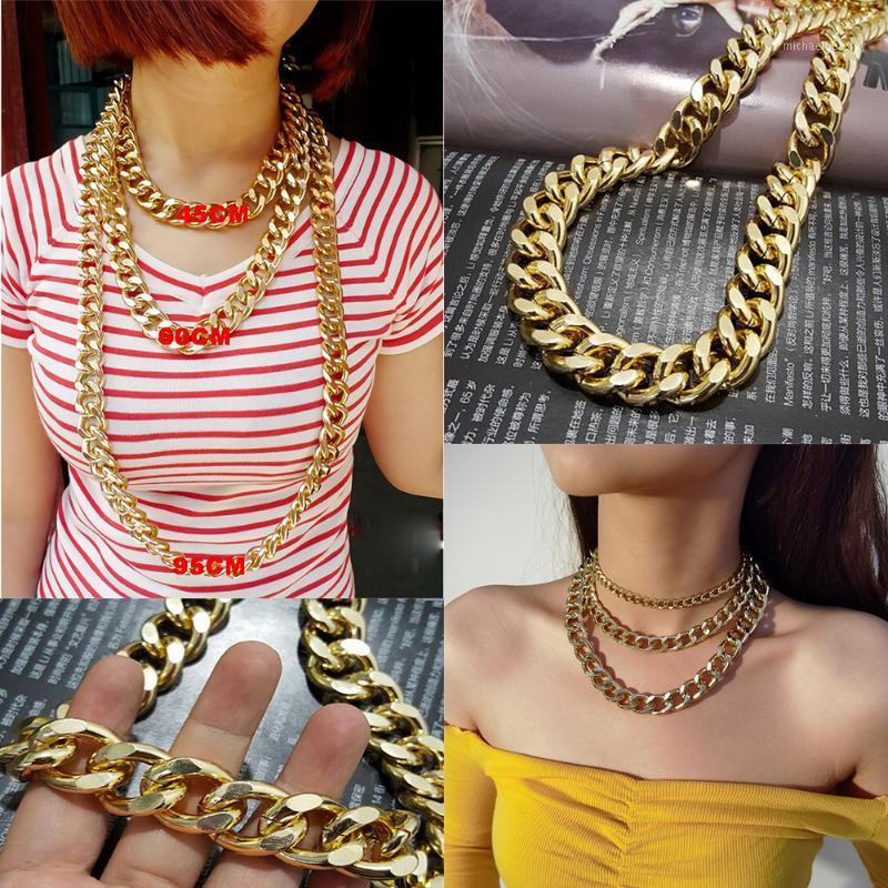 Chains Punk Vintage Collar Necklace Men Women Fashion Exaggerated Aluminum Gold Thick Chain Clavicle Street Hip Hop Jewelry
Chains Punk Vintage Collar Necklace Men Women Fashion Exaggerated Aluminum Gold Thick Chain Clavicle Street Hip Hop Jewelry
