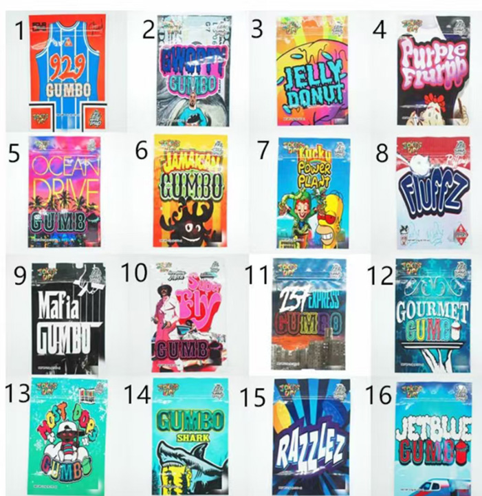 2021 3.5G Runtz Mylar Bag JOKE'S UP GUMBO package RAZZLEZ Jelly Dount DankAroos Fluffz Shark TRUMP packing bags Dry Herb Flower Packaging
2021 3.5G Runtz Mylar Bag JOKE'S UP GUMBO package RAZZLEZ Jelly Dount DankAroos Fluffz Shark TRUMP packing bags Dry Herb Flower Packaging