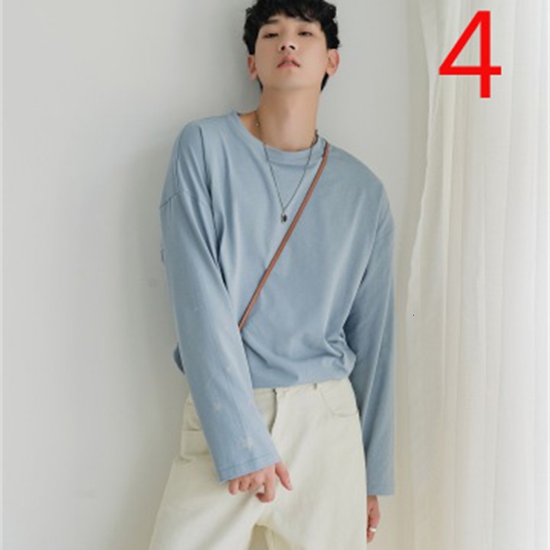 2021 European and American Fashion Men's Autumn New Round Neck Long-sleeved T-shirt Korean Slim Hb9q
2021 European and American Fashion Men's Autumn New Round Neck Long-sleeved T-shirt Korean Slim Hb9q