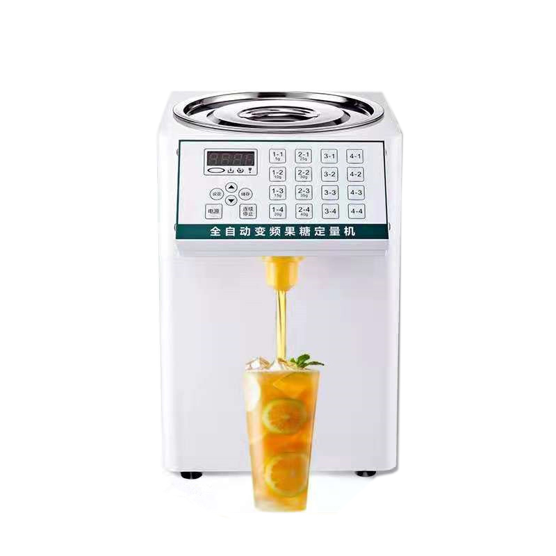 Milk tea Equipment 16 Quantitative Fructose Machine Automatic Electric Syrup Sugar Dispenser for Pearl Milk Tea Shop
Milk tea Equipment 16 Quantitative Fructose Machine Automatic Electric Syrup Sugar Dispenser for Pearl Milk Tea Shop