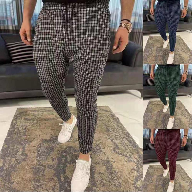 Men's Pants Casual Men Plaid Ankle Slim Fit Midwaist Stretch Hip Hop Jogger Length Fashion Breathing Trousers, 663 navy blue
Men's Pants Casual Men Plaid Ankle Slim Fit Midwaist Stretch Hip Hop Jogger Length Fashion Breathing Trousers, 663 navy blue