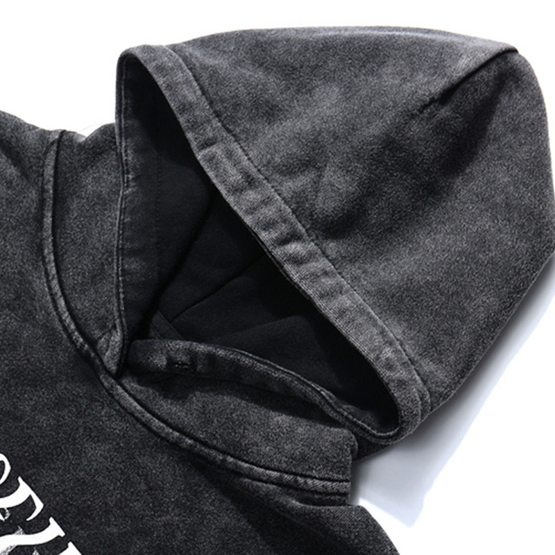 Hip Hop Men Hoodie Sweatshirt Cartoon Print Streetwear Harajuku Pullover Oversized Cotton Autumn Washed Hooded Sweatshirt Men 201127