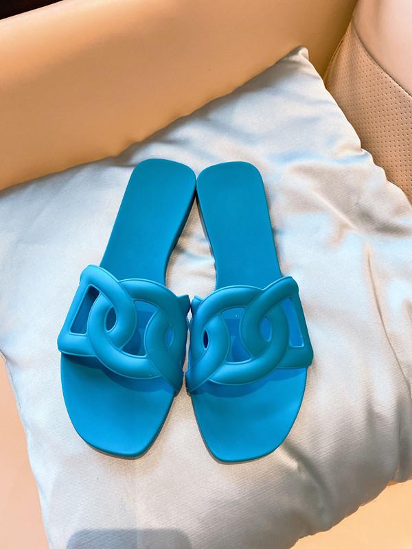 2021 Summer Fashion PVC Slippers for Women Designer Hollow out Ladies Beach Flat Shoes Casual Sandals Outside Jelly Shoes, Blue
2021 Summer Fashion PVC Slippers for Women Designer Hollow out Ladies Beach Flat Shoes Casual Sandals Outside Jelly Shoes, Blue