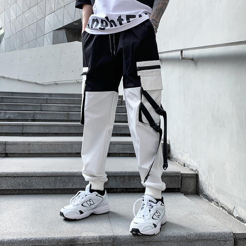 New Hip Hop Ribbons Cargo Men Joggers Mens Streetwear Military Pants 2021 Fashion Male Elastic Waist Pant Trousers B5pb 360i, White
New Hip Hop Ribbons Cargo Men Joggers Mens Streetwear Military Pants 2021 Fashion Male Elastic Waist Pant Trousers B5pb 360i, White
