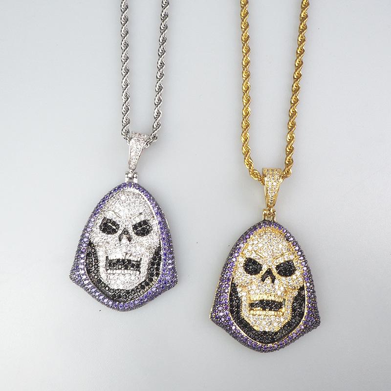 Pendant Necklaces Style 2021 Halloween Skull Cool Hip-hop European And American Wind Men Women, Silver
Pendant Necklaces Style 2021 Halloween Skull Cool Hip-hop European And American Wind Men Women, Silver