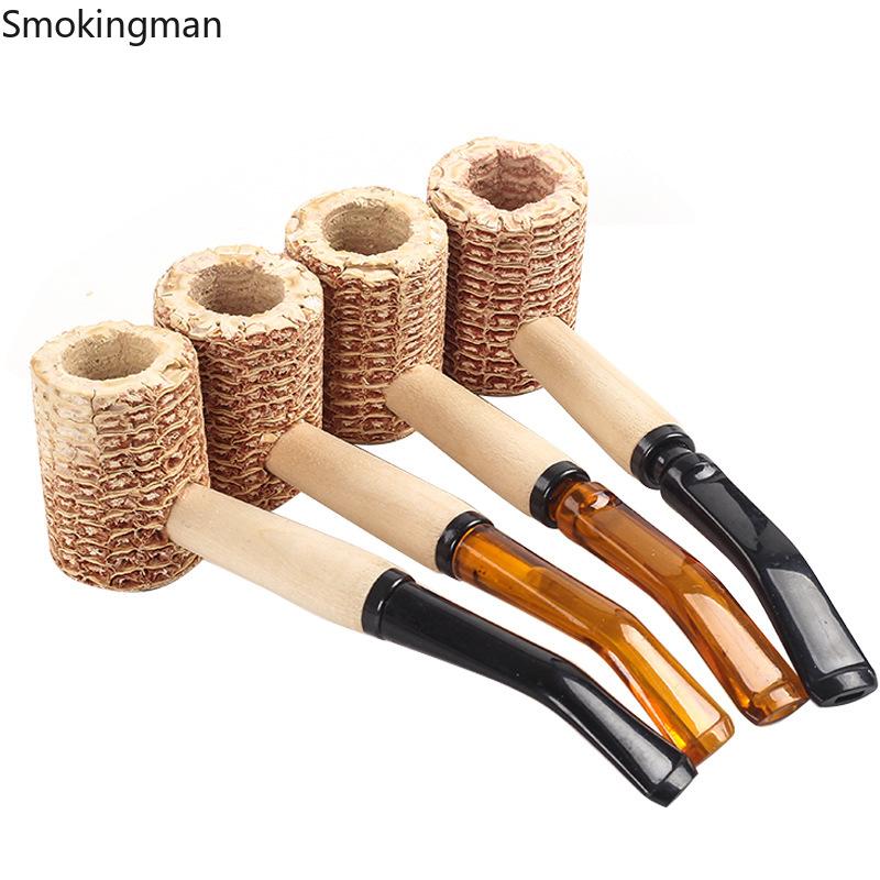 New Corn Cob Material Pipes Smoking Pipe Smoking Cigarette Holder Good Heat Dissipation Mouthpiece Accessories
New Corn Cob Material Pipes Smoking Pipe Smoking Cigarette Holder Good Heat Dissipation Mouthpiece Accessories