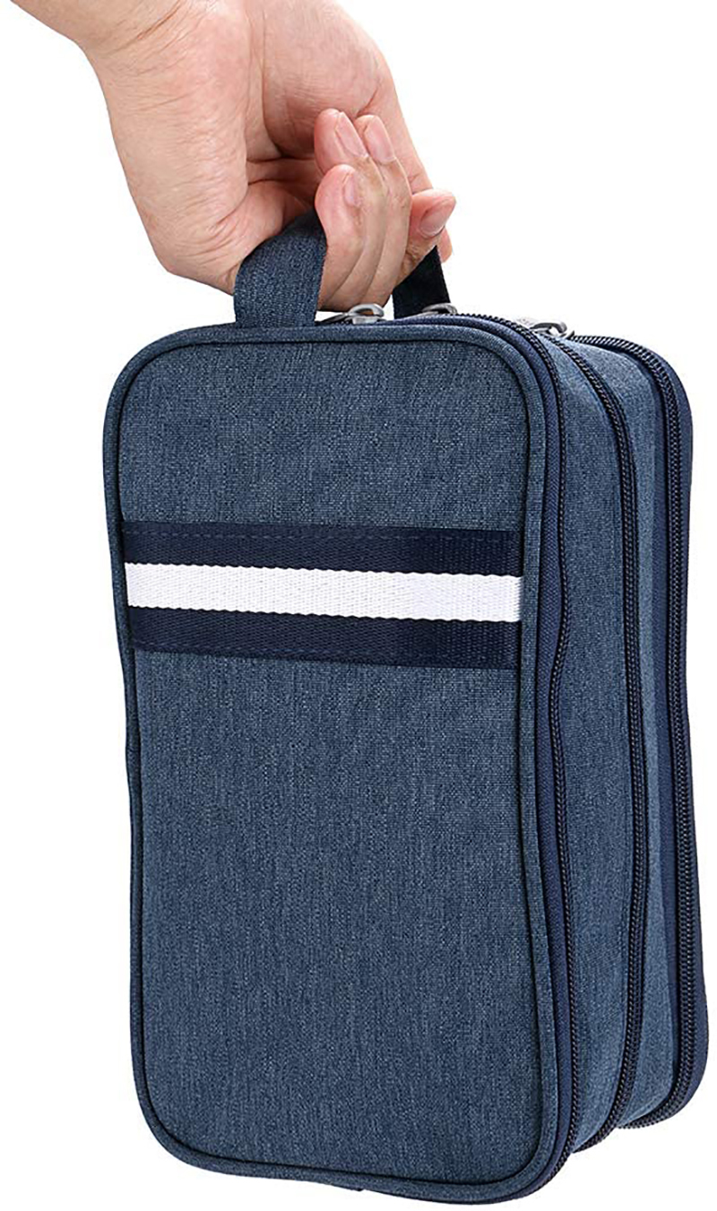 Women Large Daily Toiletry Bag Men Waterproof Business Travel Kit Case for Makeup,Cosmetic,Shaving with Separate Compartments 220310