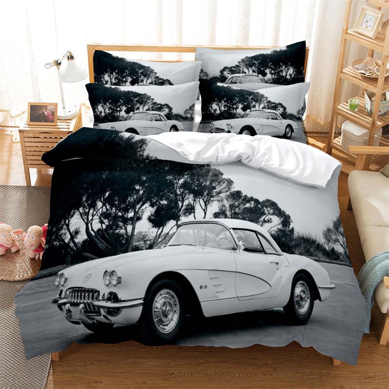 Bedding Sets Car 3-piece Digital Printing Cartoon Plain Weave Craft For North America And Europe Set
Bedding Sets Car 3-piece Digital Printing Cartoon Plain Weave Craft For North America And Europe Set