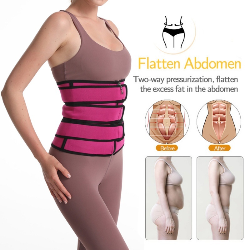STARKING Shaperwear Waist Trainer Neoprene Belt Weight Loss Cincher Body Shaper Tummy Control Strap Fitness Fat Burning Belt 210305