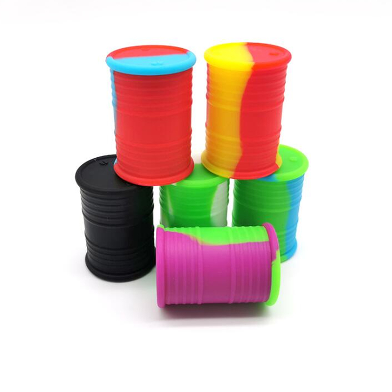 11ml Drum Wax Oil Container Box Bag With Hang Dab Non-stick Silicone Jar silicon Tin Colorful Storage Containers Holder Tool
11ml Drum Wax Oil Container Box Bag With Hang Dab Non-stick Silicone Jar silicon Tin Colorful Storage Containers Holder Tool