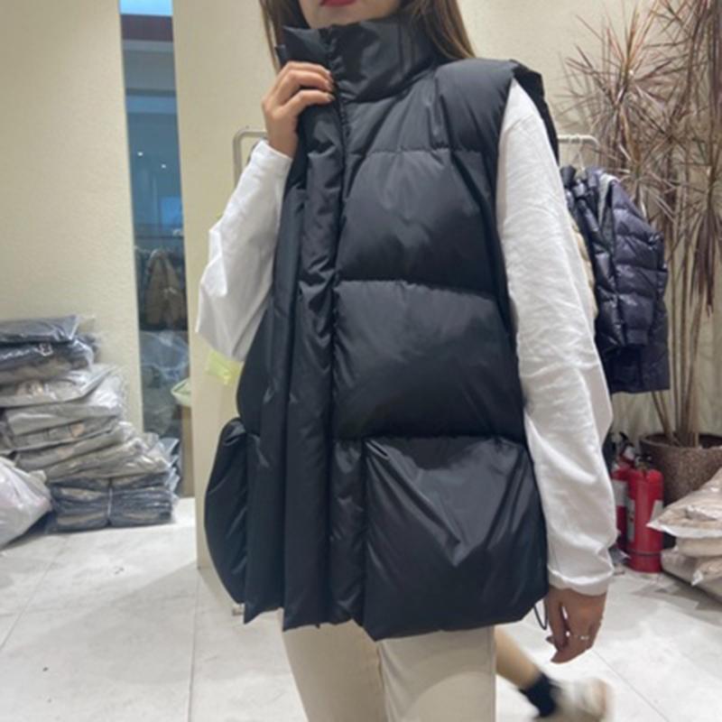 Women's Down & Parkas Casual Woman Short Puffer Vest 2021 Autumn Winter Fashion Ladies Warm Double-Side Outwear Female Streetwear Tank, Beige
Women's Down & Parkas Casual Woman Short Puffer Vest 2021 Autumn Winter Fashion Ladies Warm Double-Side Outwear Female Streetwear Tank, Beige