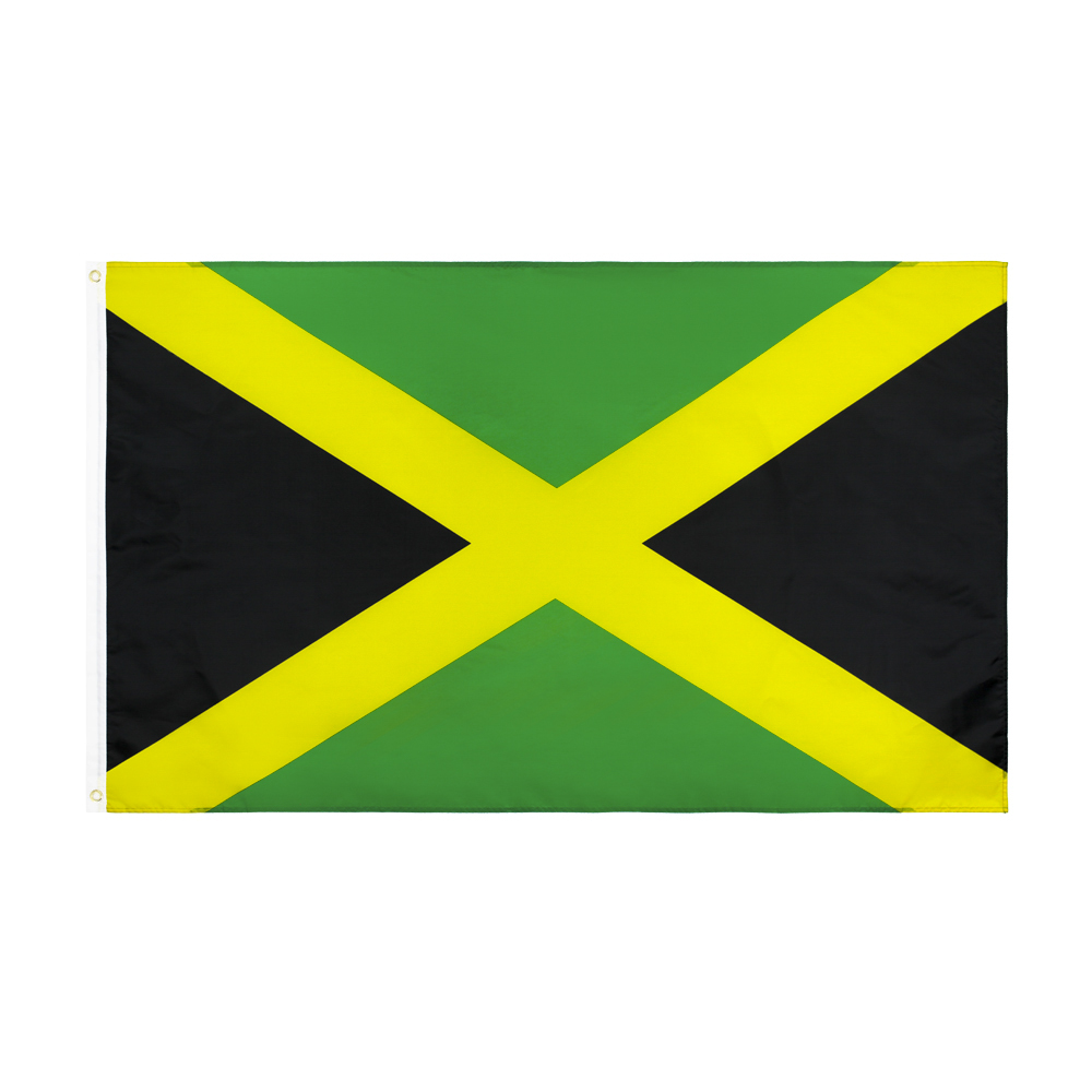 Jamaica Flag 3x5 FT Jamaican National Flags Flags Banner 90*150cm Polyester with Brass Grommets Home Garden Wall Flag Decor
Jamaica Flag 3x5 FT Jamaican National Flags Flags Banner 90*150cm Polyester with Brass Grommets Home Garden Wall Flag Decor