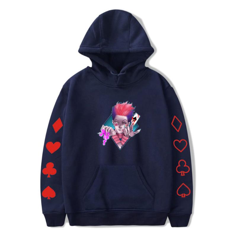 Men's Hoodies & Sweatshirts X Men/women Fashion Streetwear Harajuku Hisoka Sweatshirt Casual Hooded Men Full Print Regular Tops