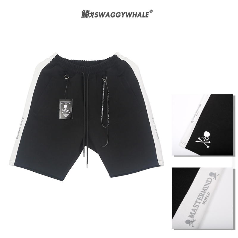 Mastermind Japan MMW dark high street skull offset drawstring ribbon casual pants MMJ shorts, White;black
Mastermind Japan MMW dark high street skull offset drawstring ribbon casual pants MMJ shorts, White;black