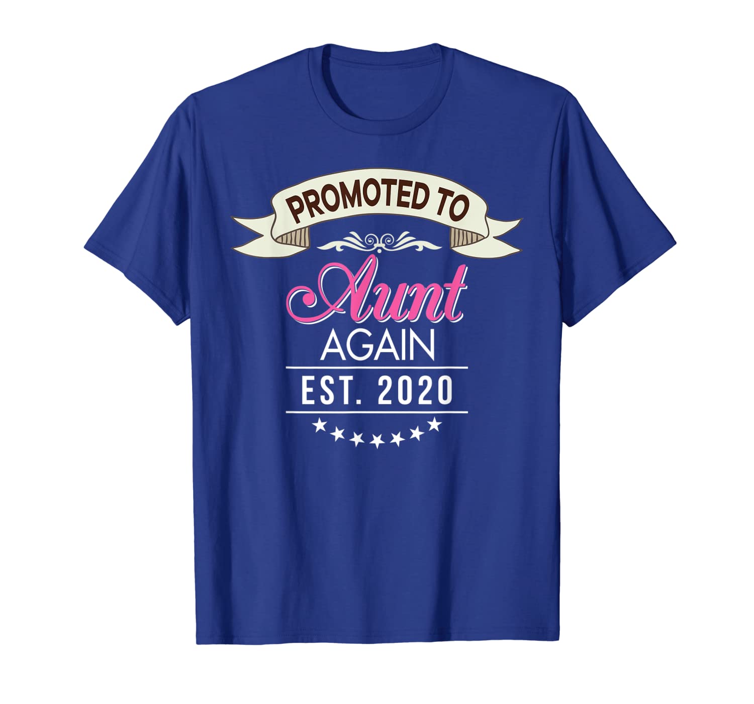 Promoted To Aunt Again Est 2020 T-Shirt New Mom Mother Shirt, White;black
Promoted To Aunt Again Est 2020 T-Shirt New Mom Mother Shirt, White;black
