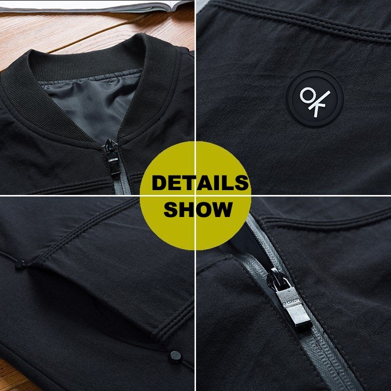 DIMUSI Mens Jackets Spring Autumn Casual Solid Color Coats Mens Sportswear Baseball Slim Jackets Male Bomber Jackets 4XLYA845 T200502