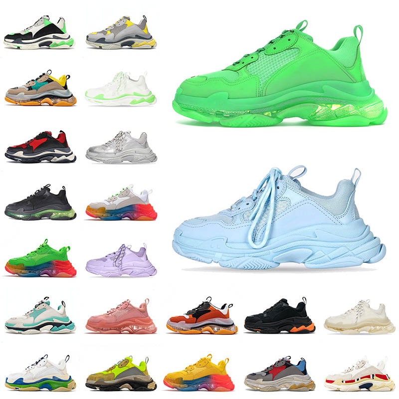 Balenciagas Mens Womens Running Shoes Triple S Clear Sole Crystal Neon Green Lavender Rainbow Navy Red Men Trainers Platform Luxury Sneakers Sports, A37 clear sole light pink 36-40
Balenciagas Mens Womens Running Shoes Triple S Clear Sole Crystal Neon Green Lavender Rainbow Navy Red Men Trainers Platform Luxury Sneakers Sports, A37 clear sole light pink 36-40