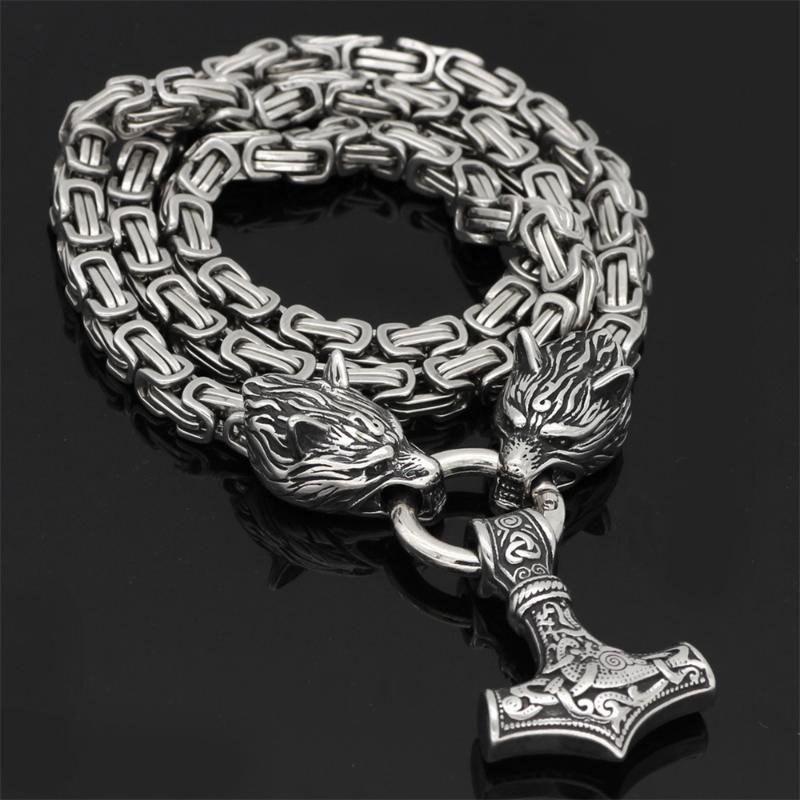 Pendant Necklaces Norse Wolf Mens Oidn Anchor Necklace Viking Antique Stainless Steel Rune Accessories Nordic Amulet Jewelry Drop
Pendant Necklaces Norse Wolf Mens Oidn Anchor Necklace Viking Antique Stainless Steel Rune Accessories Nordic Amulet Jewelry Drop