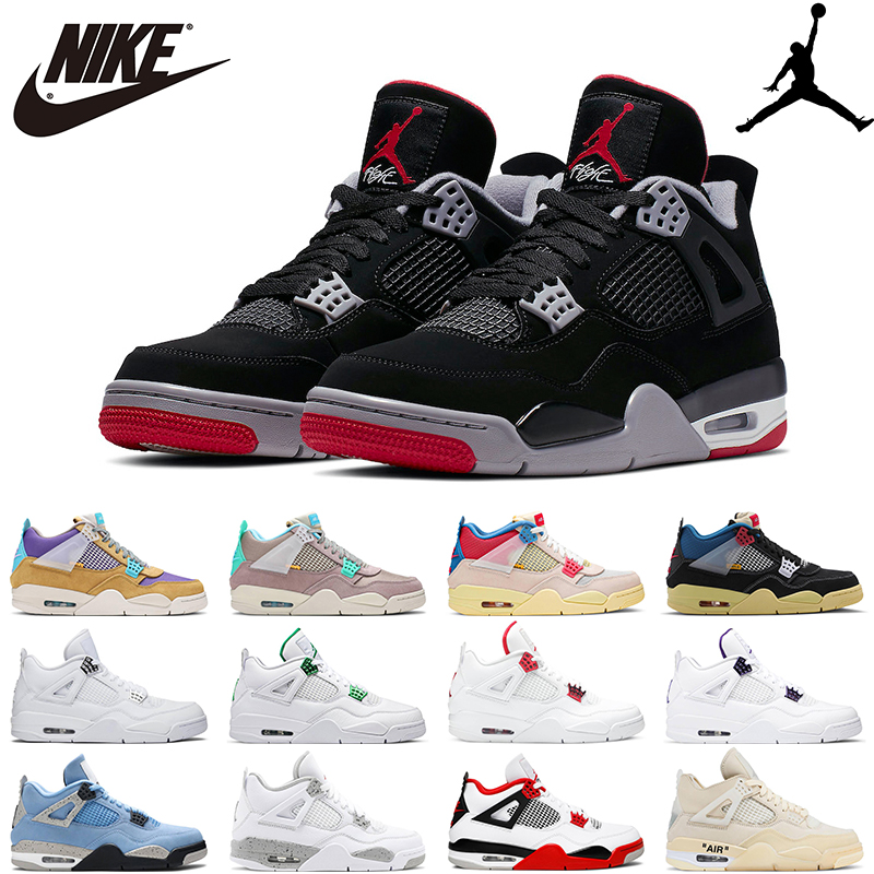 Nike Air Jordan Retro 4 Basketball Shoes men women jordans 4s Bred University Blue White Oreo Black Cat mens trainer, White red
Nike Air Jordan Retro 4 Basketball Shoes men women jordans 4s Bred University Blue White Oreo Black Cat mens trainer, White red
