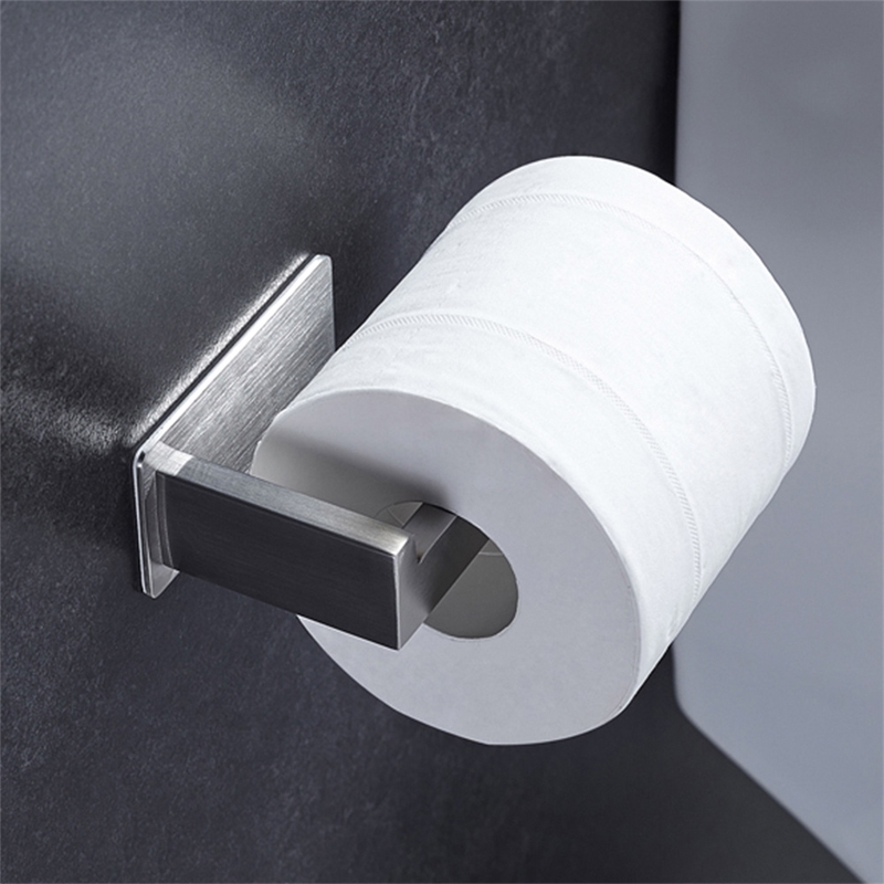 304 Stainless Steel Toilet Paper Holder Durable Wall Mounted Roll Paper Organizer Towel Rack Bathroom Tissue Holder Y200108
304 Stainless Steel Toilet Paper Holder Durable Wall Mounted Roll Paper Organizer Towel Rack Bathroom Tissue Holder Y200108