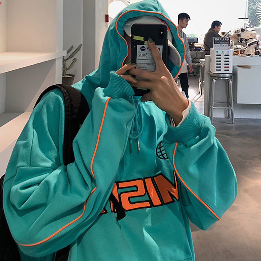 2021 New Harajuku Letters Printing Hoodies for Teens Girls Sweatshirt Streetwear Women Casual Sport Thick Winter Korean Fashion Tops Nhcm, Blue
2021 New Harajuku Letters Printing Hoodies for Teens Girls Sweatshirt Streetwear Women Casual Sport Thick Winter Korean Fashion Tops Nhcm, Blue
