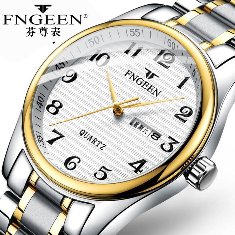 Wristwatches Middle-aged Gold Watch Non-mechanical Waterproof And Elderly Large Digital Old Man Quartz Male Dial Electronic, Bronze 
Wristwatches Middle-aged Gold Watch Non-mechanical Waterproof And Elderly Large Digital Old Man Quartz Male Dial Electronic, Bronze