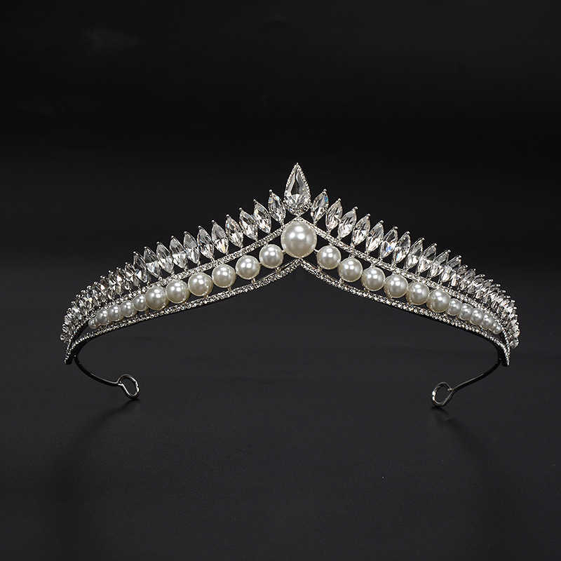 KMVEXO Luxury Pearl Bridal Crystal Tiaras Crown Princess Queen Pageant Prom Veil Tiara Party Wedding Hair Accessories 210616
KMVEXO Luxury Pearl Bridal Crystal Tiaras Crown Princess Queen Pageant Prom Veil Tiara Party Wedding Hair Accessories 210616