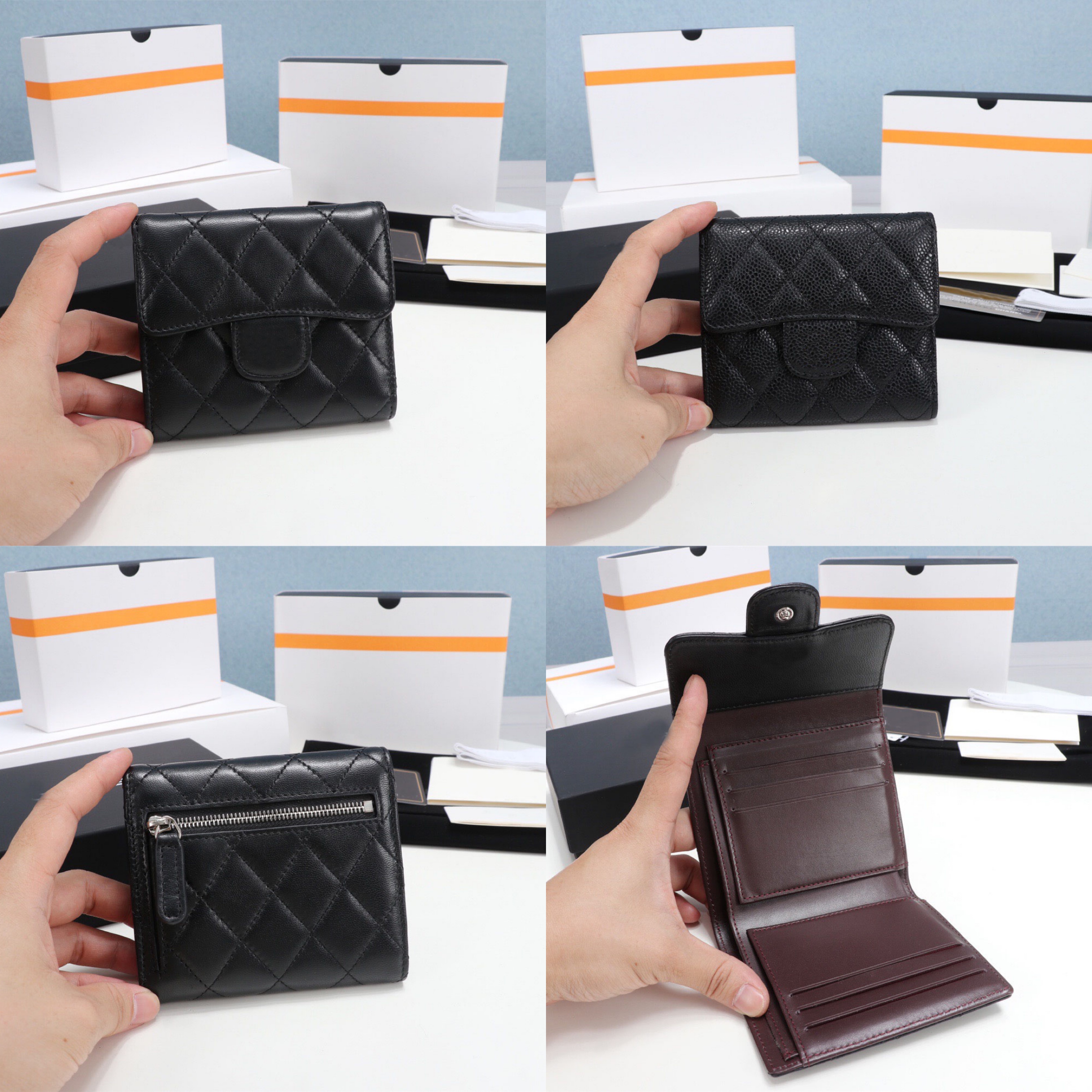 Classic luxury fashion brand wallet vintage lady brown leather handbag designer chain shoulder bag with box wholesale 134, Black caviar gold buckle
Classic luxury fashion brand wallet vintage lady brown leather handbag designer chain shoulder bag with box wholesale 134, Black caviar gold buckle