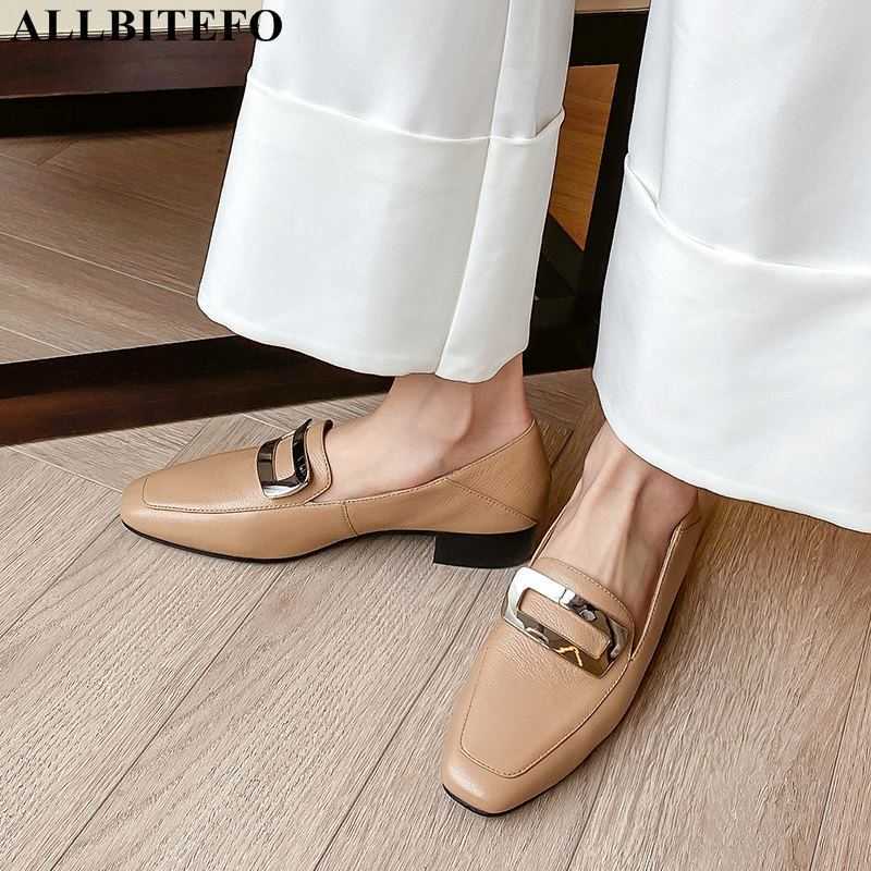 ALLBITEFO square toe natural genuine leather pigskin inside women heels shoes thick heel fashion women low heel shoes 210611, As picture
ALLBITEFO square toe natural genuine leather pigskin inside women heels shoes thick heel fashion women low heel shoes 210611, As picture
