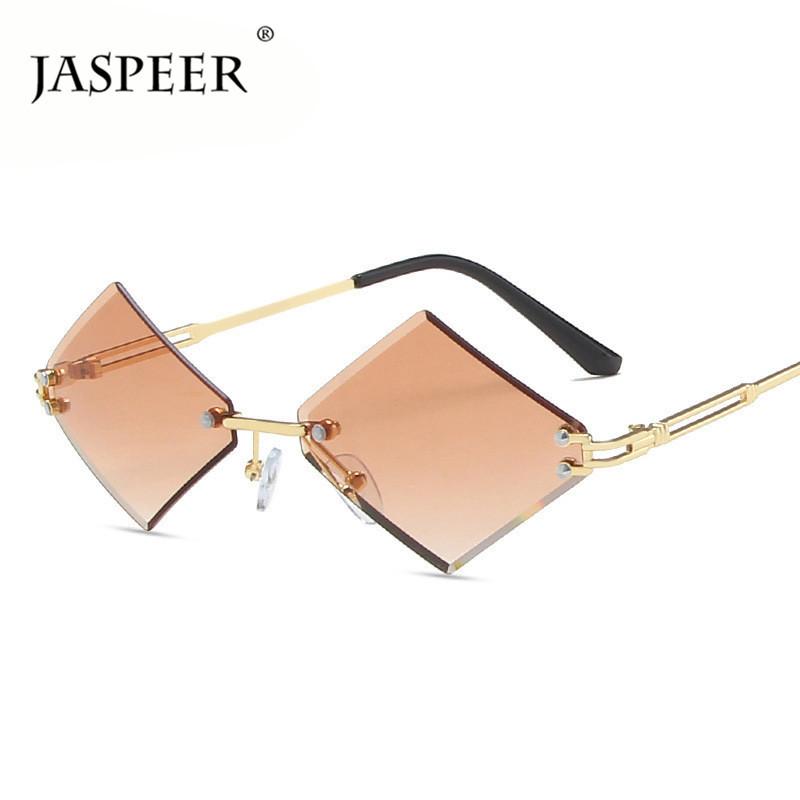 Sunglasses JASPEER Rimless Women Men Punk Geometry Eyeglasses Alloy Frames Retro Sun Glasses Eyewear UV400
Sunglasses JASPEER Rimless Women Men Punk Geometry Eyeglasses Alloy Frames Retro Sun Glasses Eyewear UV400