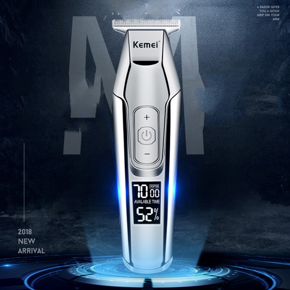 Kemei KM-5027 Clipper Professional Cordless Trimmer for Men Beard Electric Cutter Oil Head Hair Cutting Machine High quality C260312