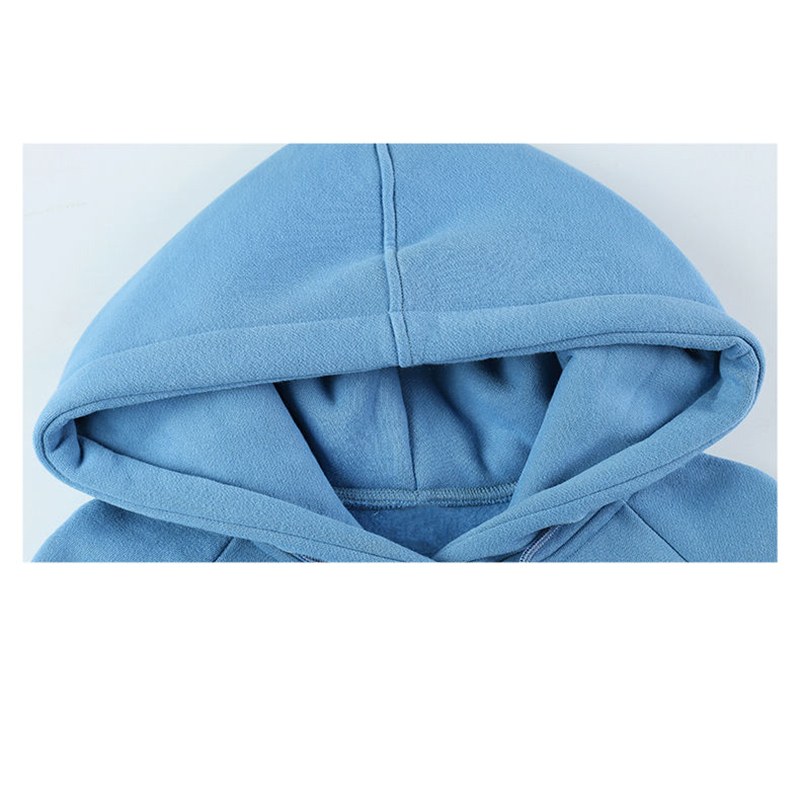 Hoodies Womens Hooded Solid Thicker Plus Velvet Warm Cartoon Letter Embroidered Pockets Women Hoodie All-match Soft Leisure Chic 201211