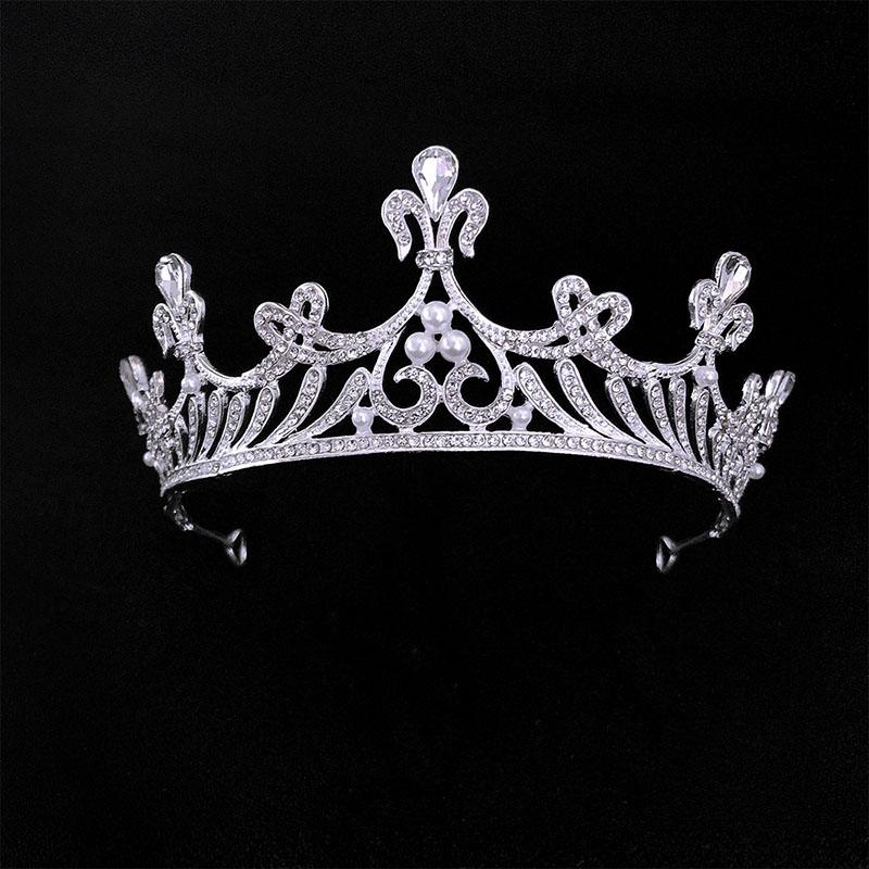 Hair Clips & Barrettes GETNOIVAS Handmade Crown Alloy Rhinestone Pearl Silver Color Tiara Women Wedding Headdress Bride Hairband Jewelry SL
Hair Clips & Barrettes GETNOIVAS Handmade Crown Alloy Rhinestone Pearl Silver Color Tiara Women Wedding Headdress Bride Hairband Jewelry SL