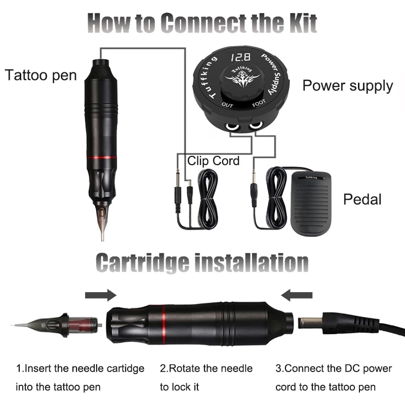 Tuffking Tattoo Machine Set Professional Rotary Pen With Cartridge Needles Permanent Makeup Machine For Tattoo Beginner ArtistScouts
Tuffking Tattoo Machine Set Professional Rotary Pen With Cartridge Needles Permanent Makeup Machine For Tattoo Beginner ArtistScouts