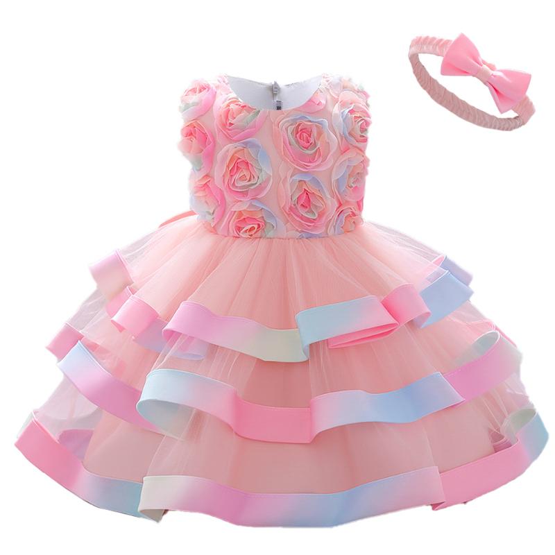 Girl's Dresses Summer Infant Baby Dress For Girls Colorful Flower Princess 1 2 Years Birthday Party Christening Gown Children Clothes, Red;yellow
Girl's Dresses Summer Infant Baby Dress For Girls Colorful Flower Princess 1 2 Years Birthday Party Christening Gown Children Clothes, Red;yellow