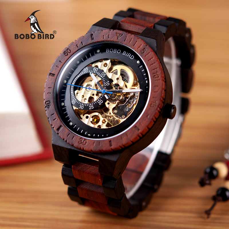 BOBO BIRD Wood Mechanical Watch Men Relogio Masculino Big Mens Watches Top Brand Luxury Timepieces erkek kol saati Dropshippingg, R05-2
BOBO BIRD Wood Mechanical Watch Men Relogio Masculino Big Mens Watches Top Brand Luxury Timepieces erkek kol saati Dropshippingg, R05-2